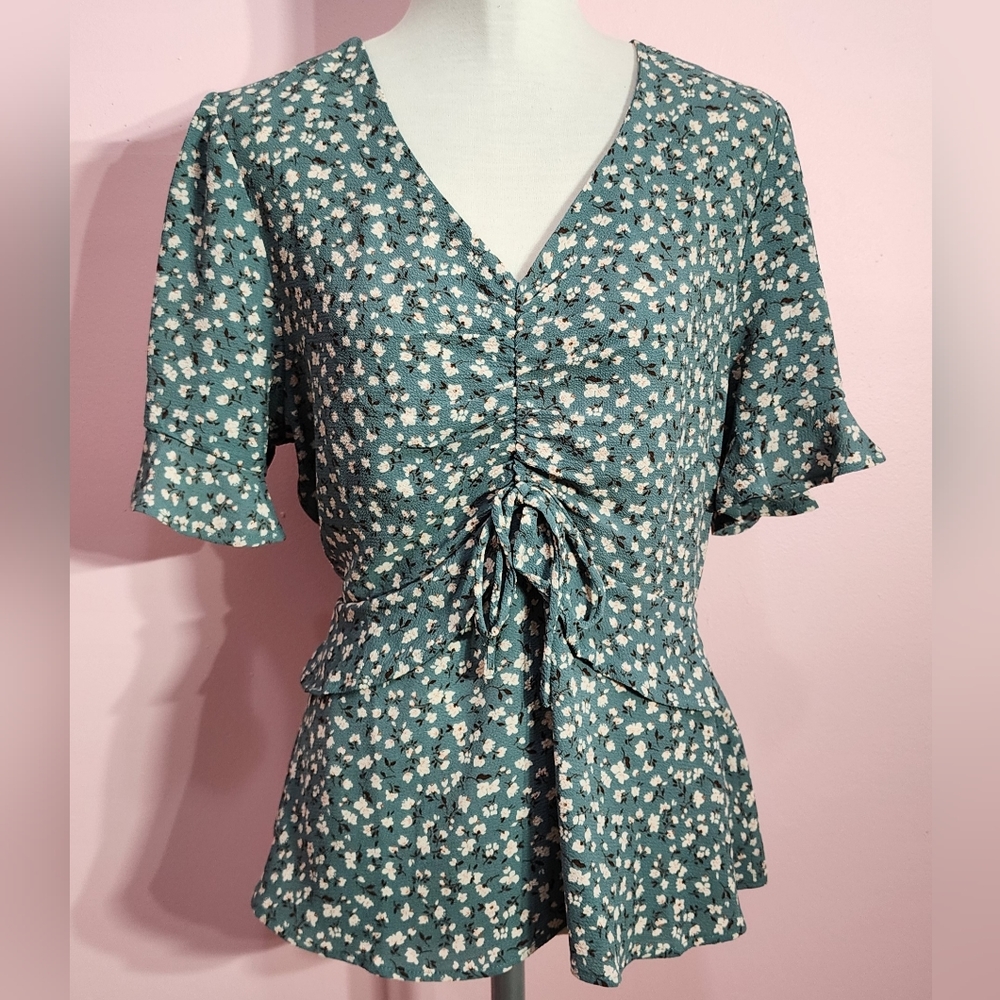Women XLarge Floral Blouse